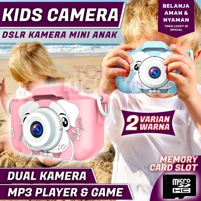 Kamera Anak dengan Mode Otomatis Lucu