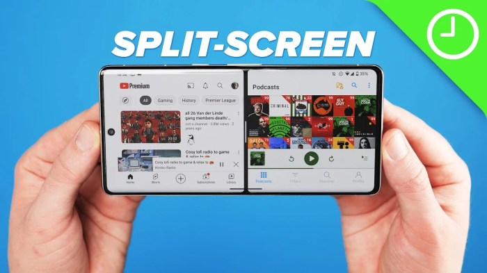 Gunakan Split Screen untuk Kerja Multitasking