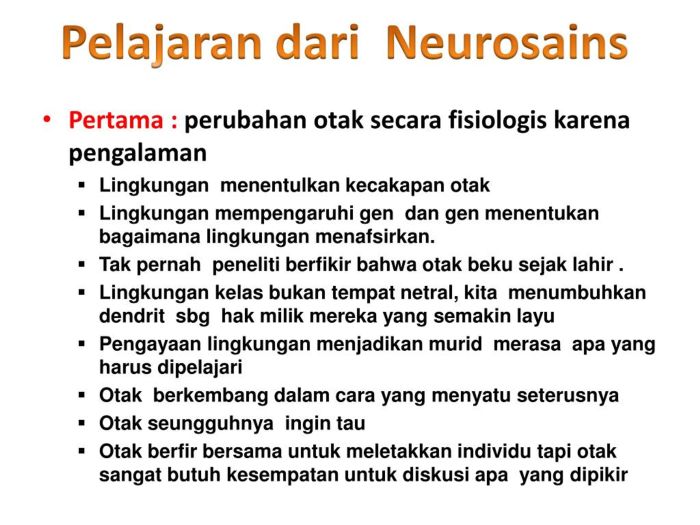 Neurosains dan Cara Kerja Memori